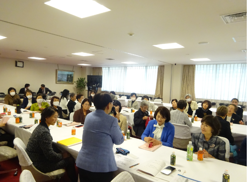 兵庫県連女性局中央研修会を開催こども政策、女性議員の育成など講義受講4人の閣僚経験者らが経験談交え課題など提起