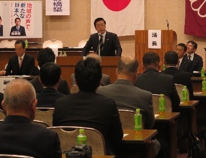 　令和６年県連大会に代わる総務会を開催　　　　「責任ある国民政党」を確認、信頼回復に全力　　　　　　　　　　　　　　　　末松県連会長「総選挙は厳しい戦いを覚悟」