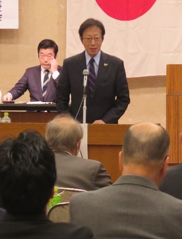 　令和６年県連大会に代わる総務会を開催　　　　「責任ある国民政党」を確認、信頼回復に全力　　　　　　　　　　　　　　　　末松県連会長「総選挙は厳しい戦いを覚悟」