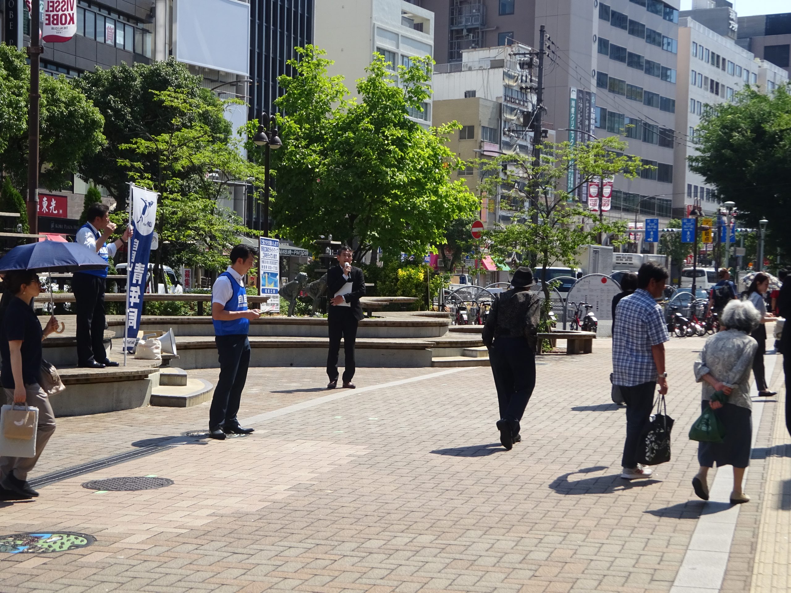 拉致問題解決へ青年局・青年部が全国一斉街頭行動 拉致被害者家族の高齢化など危機を訴え