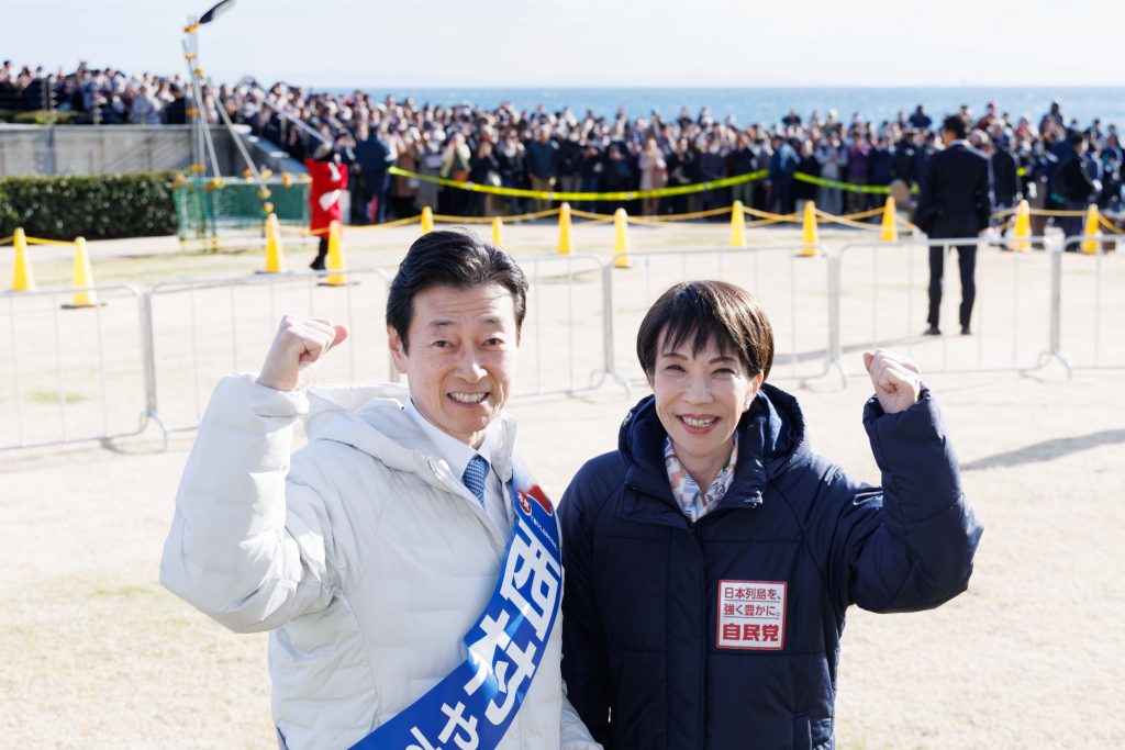 高市早苗総裁が兵庫入り、「責任ある積極財政」訴え「挑戦しない国に未来はない」などと攻めの姿勢を強調、「力強い政治への転換へ信を問う」